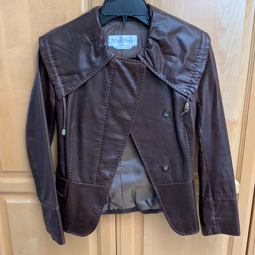 MaxMara Leather Jacket